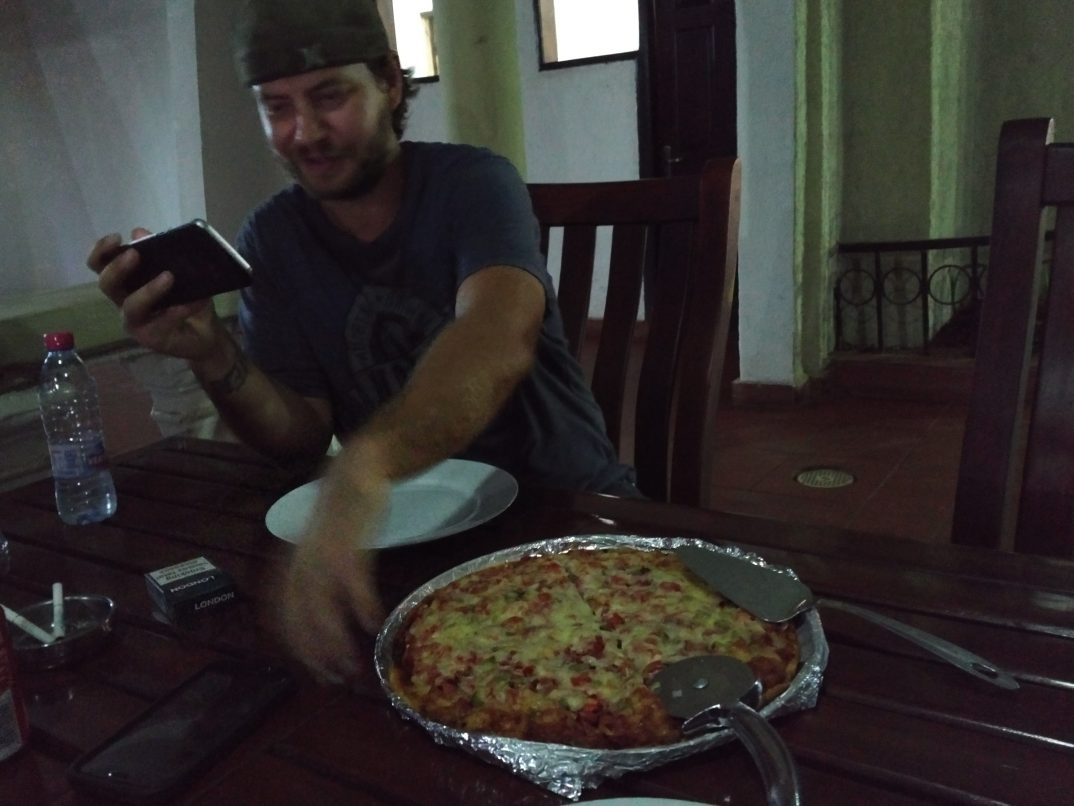 A Special Pizza in Ghana Africa Louis Labbe